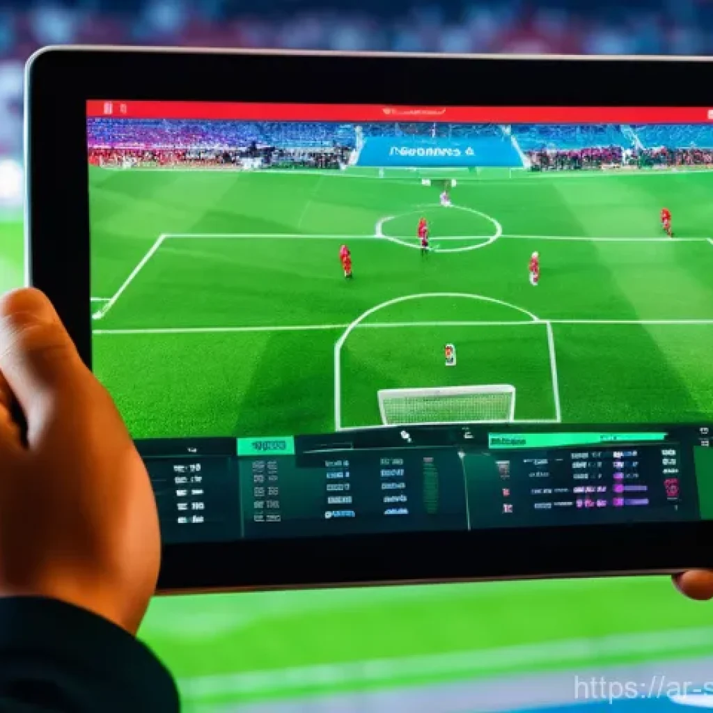 FIFA FUT 모드 아이템 거래법 - **Prompt:** A dynamic, futuristic digital trading screen displaying an array of virtual football pla...