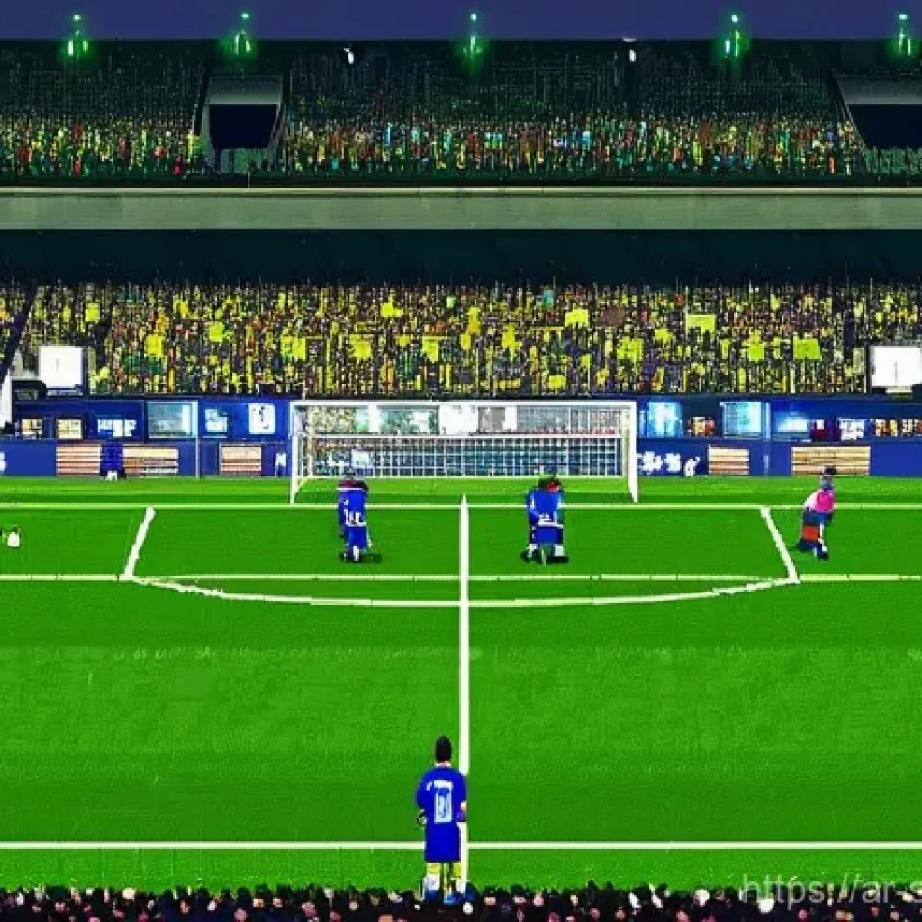 스포츠게임 장르별 특성 - **Prompt:** A dynamic side-by-side or transitioning image depicting the evolution of sports video ga...