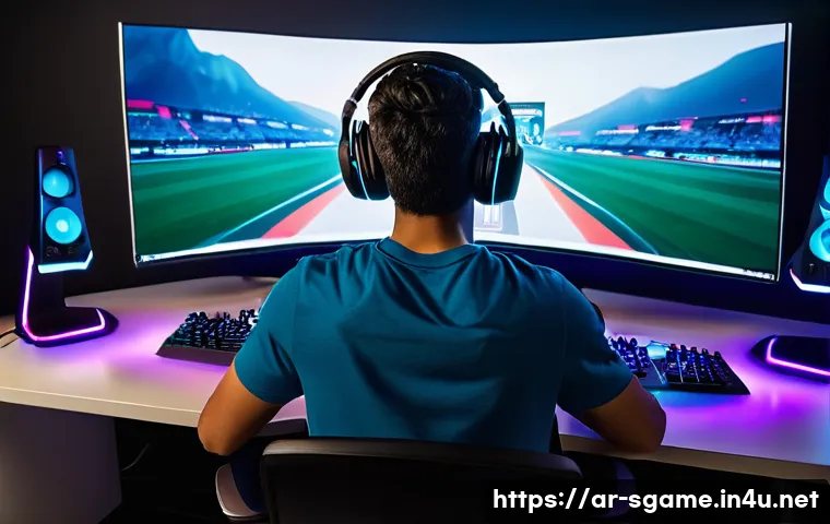 스포츠게임 e스포츠 선수 되기 - **Prompt 1: The Focused Champion in Training** A highly detailed, realistic image of a young Ara...